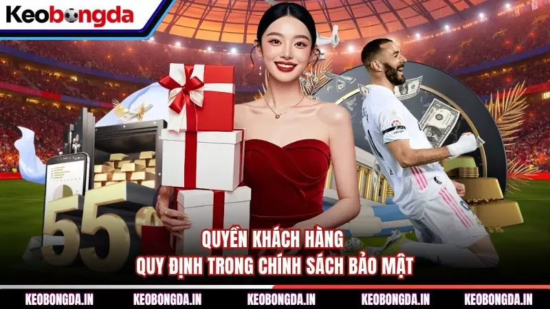 Quyền khách hàng quy định trong chính sách bảo mật