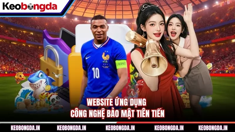 Website ứng dụng công nghệ bảo mật tiên tiến